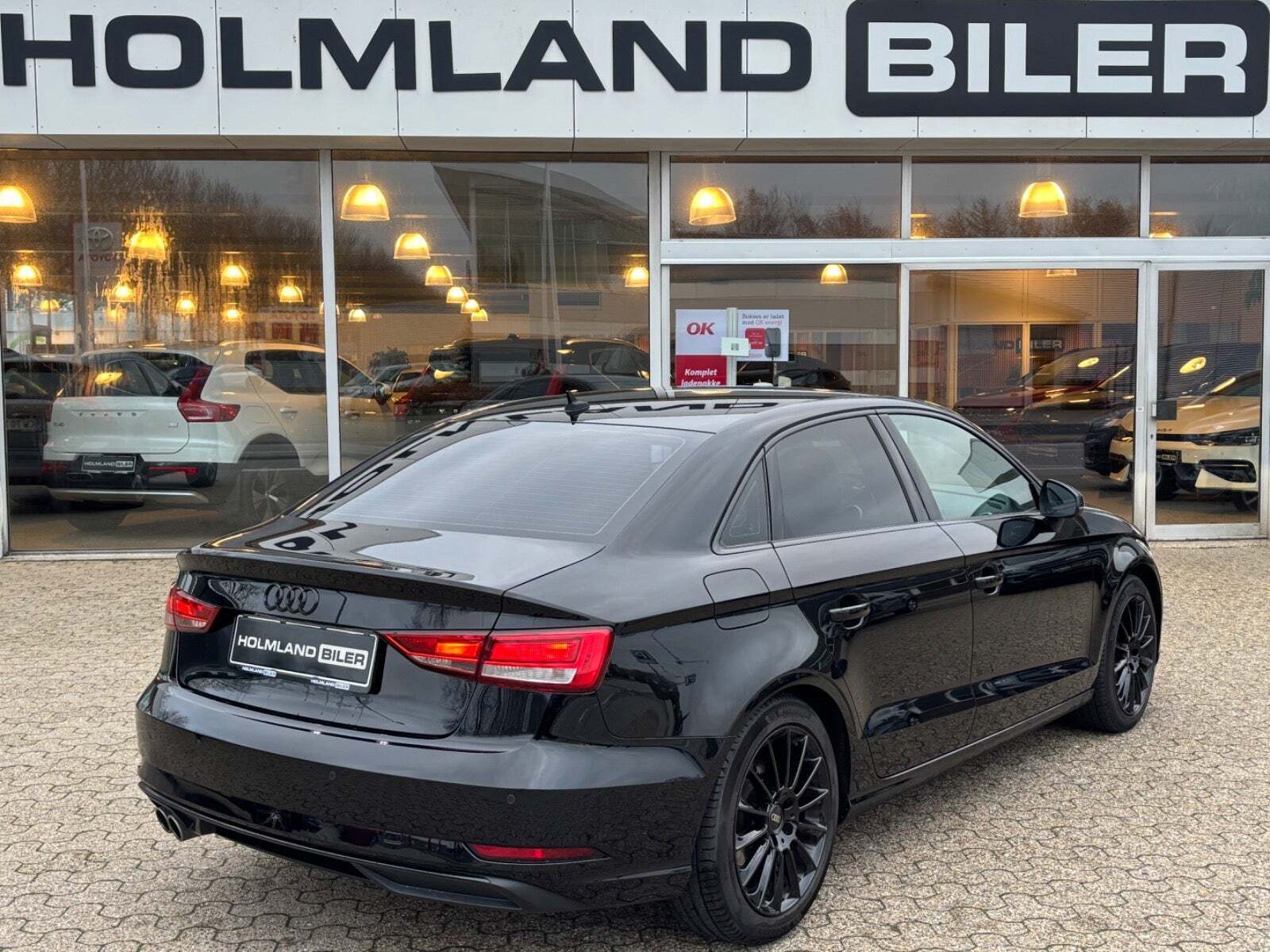 Sort Audi A3 fra 2017