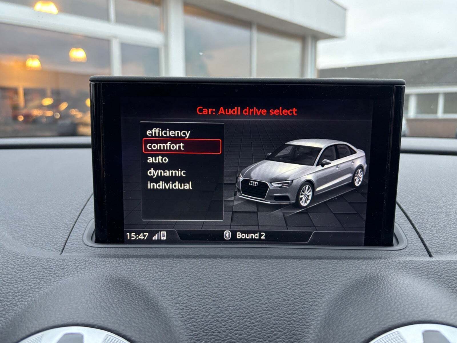 Sort Audi A3 fra 2017
