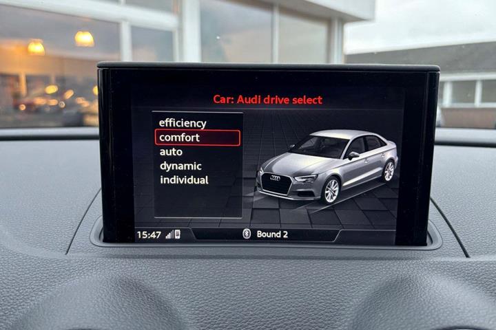 Sort Audi A3 fra 2017