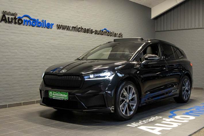 Sort Skoda Enyaq fra 2023