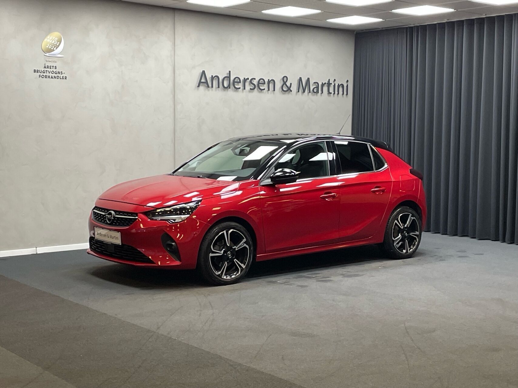 Rød Opel Corsa fra 2020