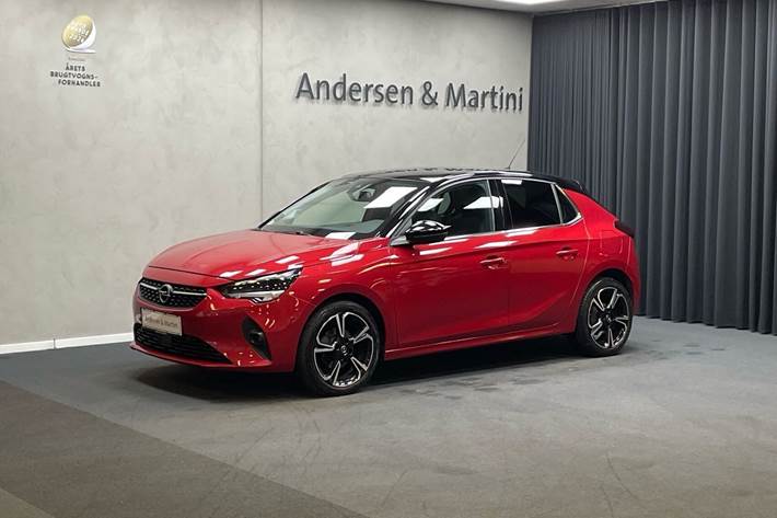 Rød Opel Corsa fra 2020