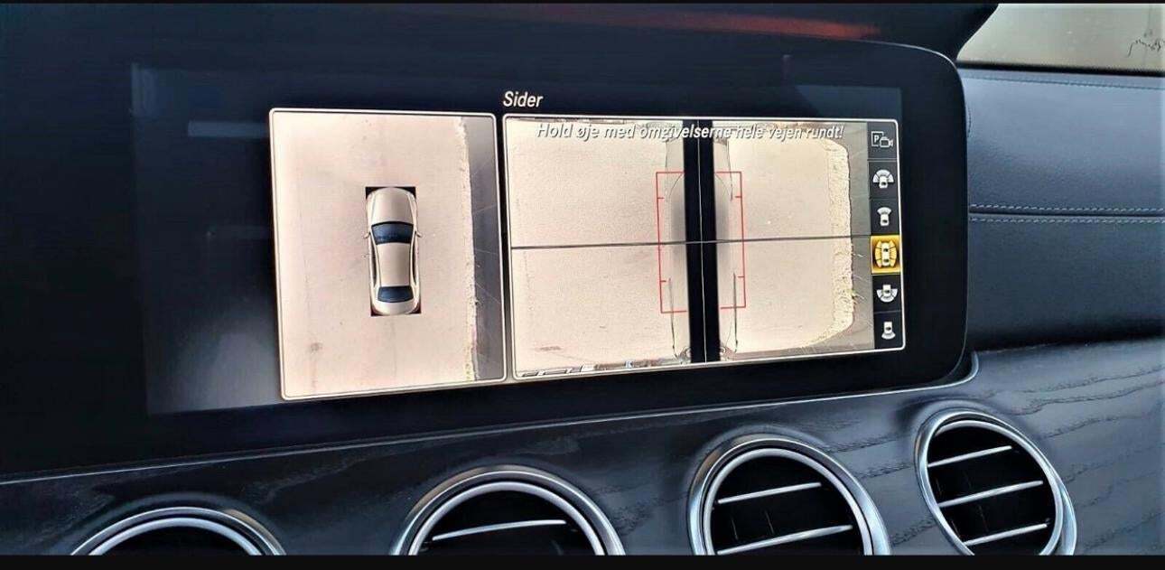 Sort Mercedes E220 d fra 2019