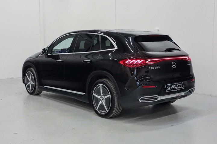 Sort Mercedes EQE350 SUV fra 2024