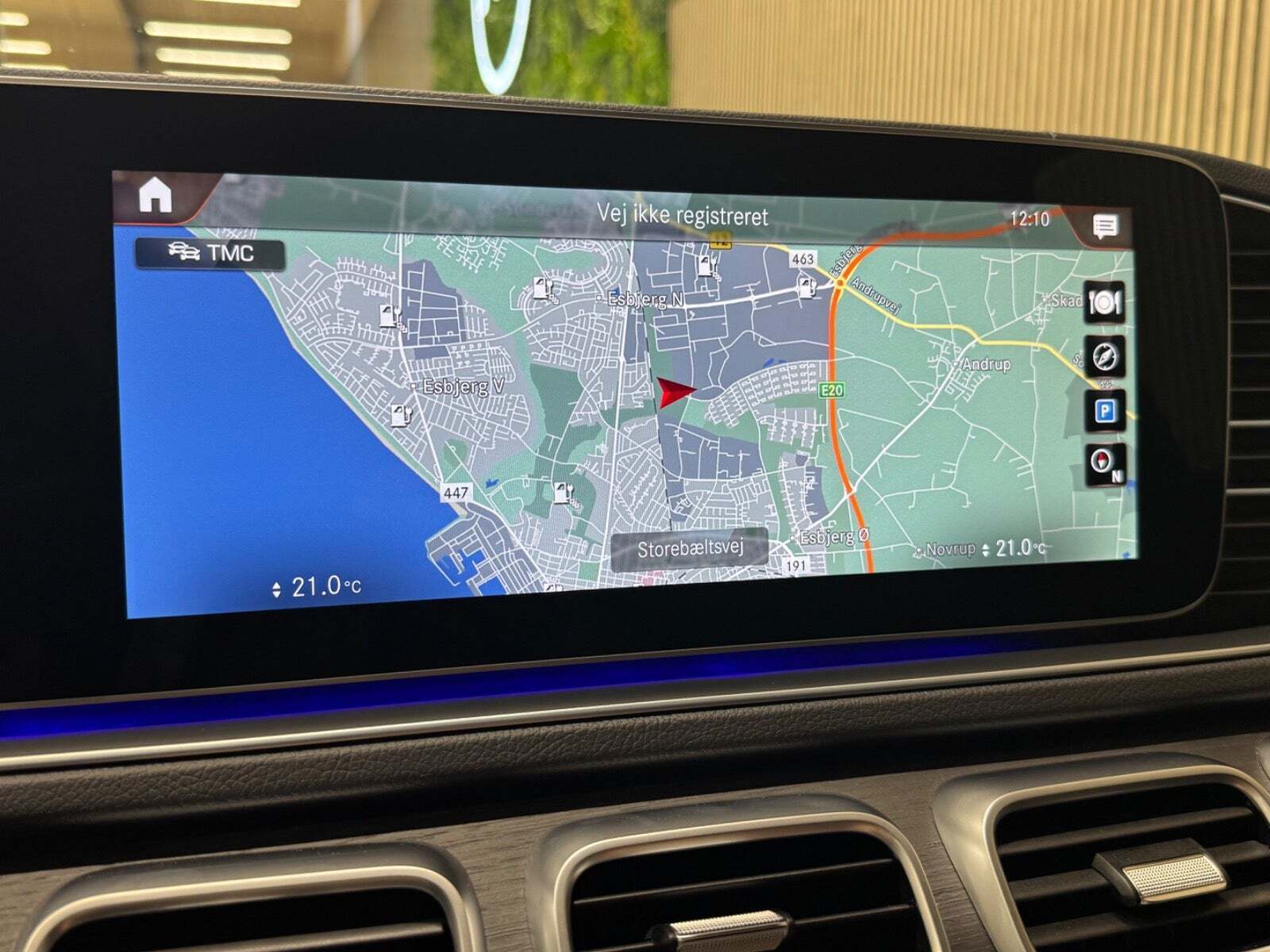 Hvid Mercedes GLE350 de fra 2022