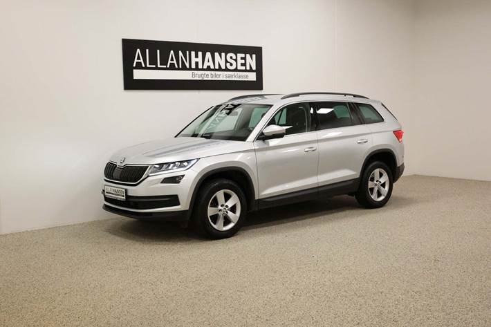 Sølv Skoda Kodiaq fra 2019