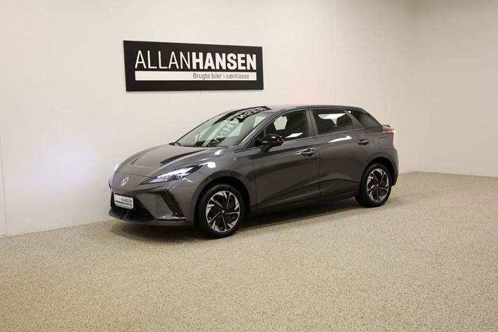 Grå MG 4 fra 2024 set udefra