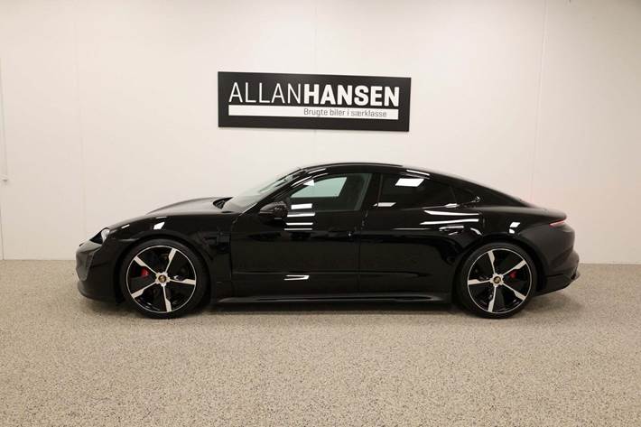 Sort Porsche Taycan 4S fra 2021
