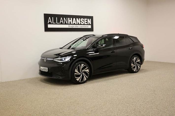 Sort VW ID.4 fra 2022 set udefra
