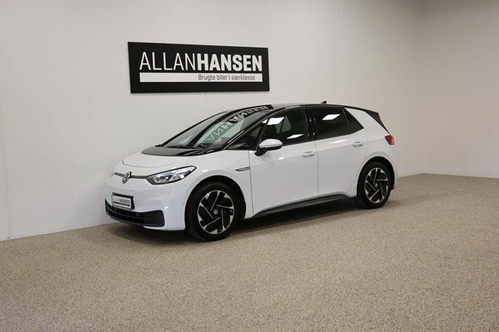 Hvid VW ID.3 fra 2022