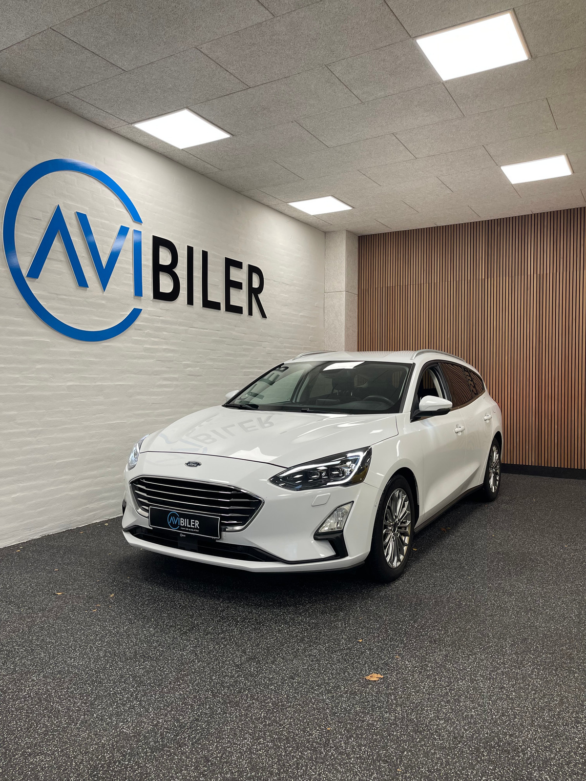 Hvid Ford Focus fra 2020