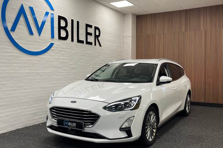Hvid Ford Focus fra 2020