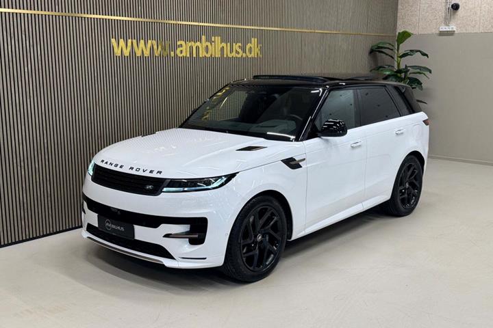 Hvid Land Rover Range Rover sport fra 2025