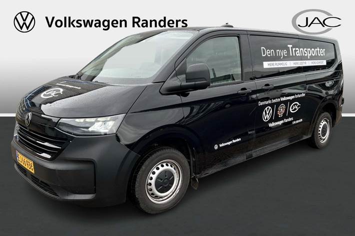 Sort VW Transporter fra 2025