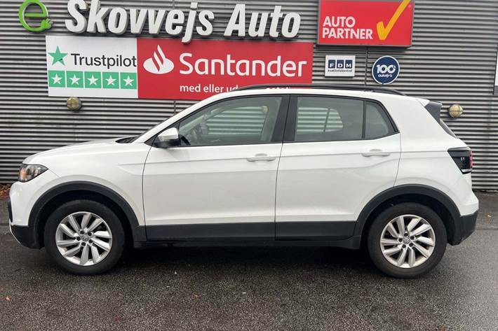 Hvid VW T-Cross fra 2020