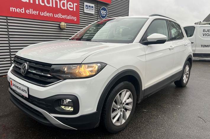 Hvid VW T-Cross fra 2020