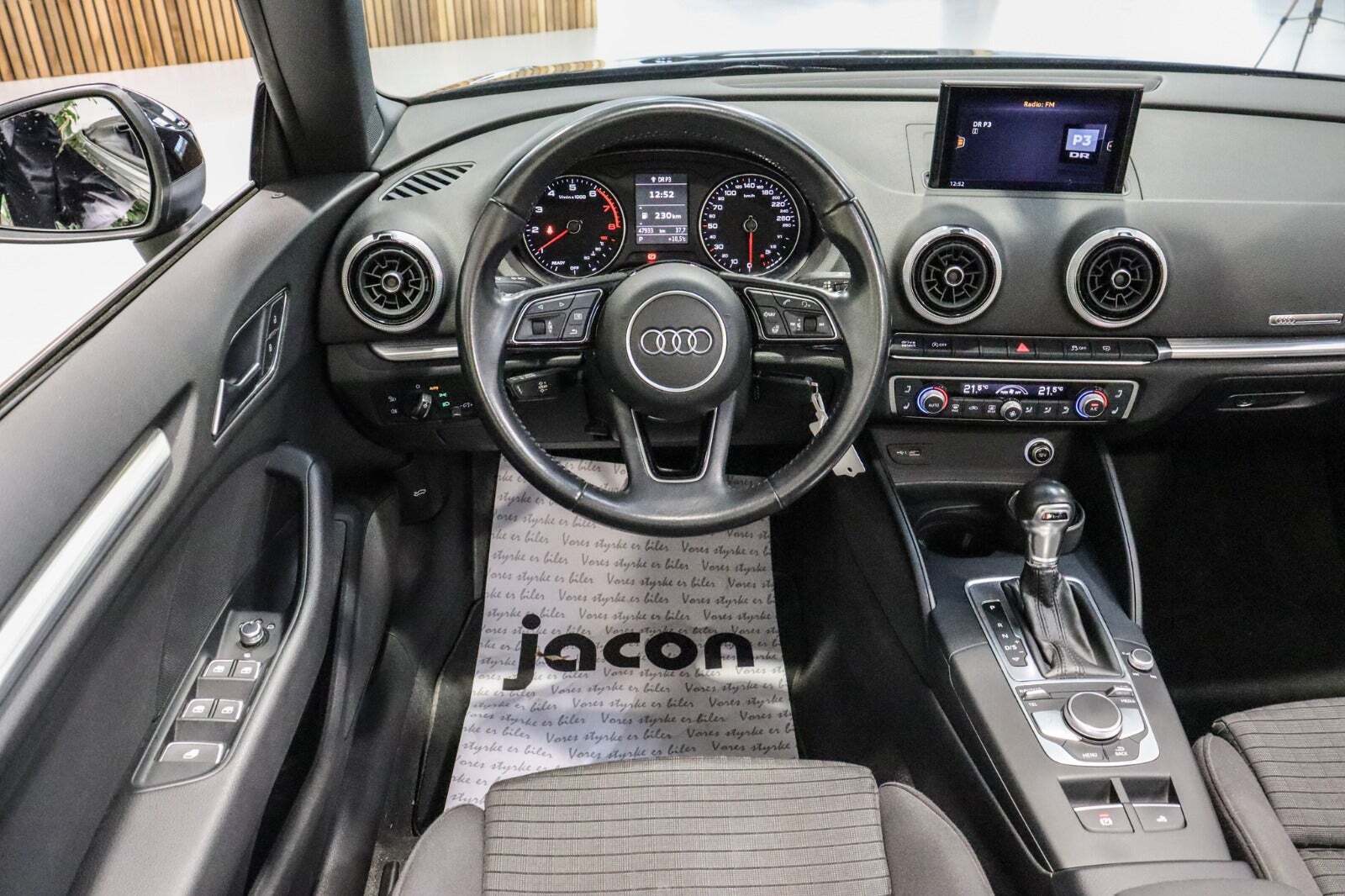 Sort Audi A3 fra 2019