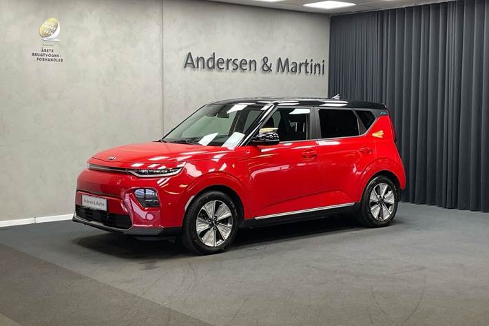 Rød Kia e-Soul fra 2020
