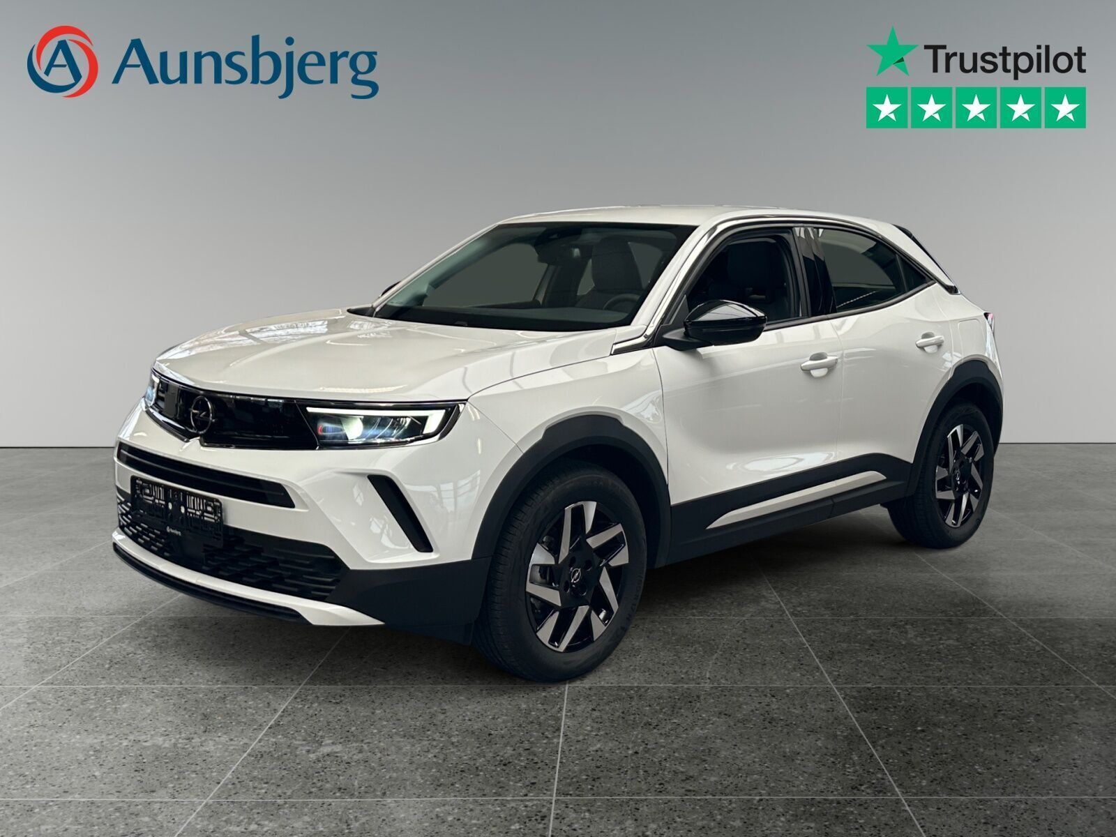 Hvid Opel Mokka-e fra 2024