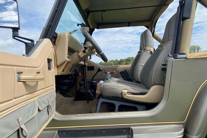 undefined Jeep Wrangler fra 1992 set indefra