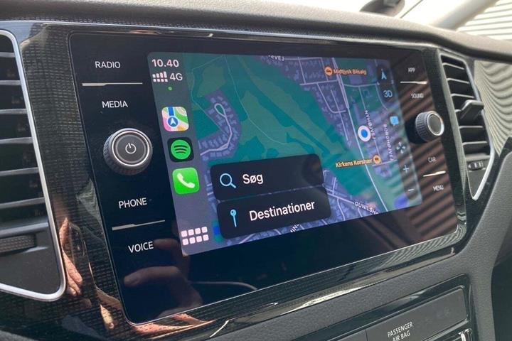 Grå VW Golf Sportsvan fra 2019