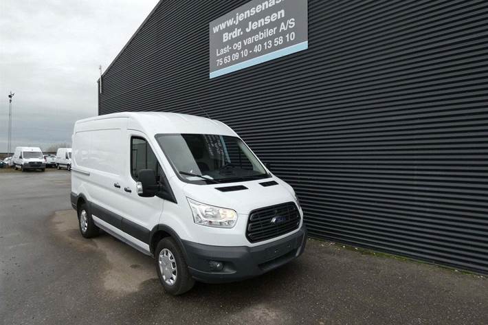 Hvid Ford Transit 350 L2 Van fra 2019