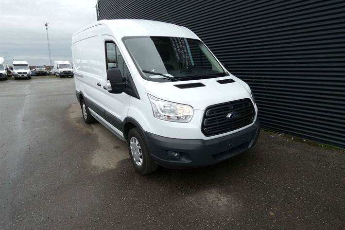 Hvid Ford Transit 350 L2 Van fra 2019
