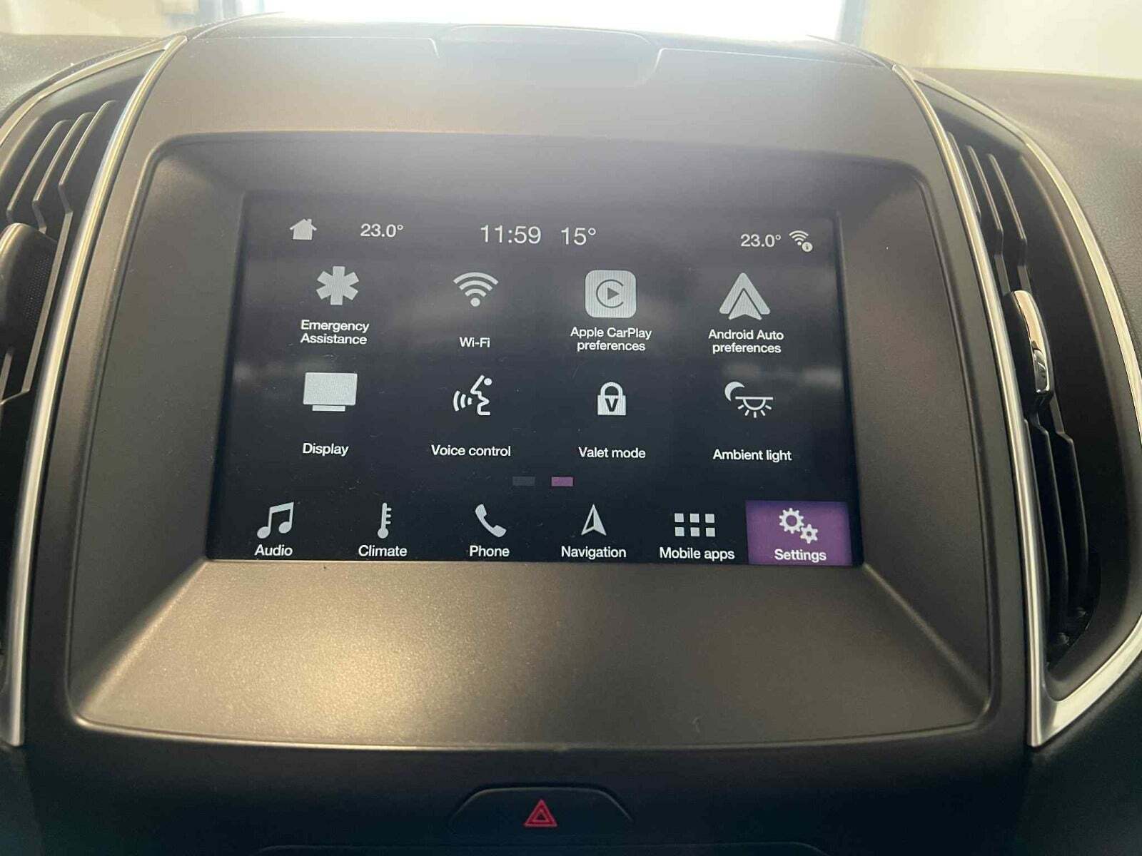 Sort Ford S-MAX fra 2017