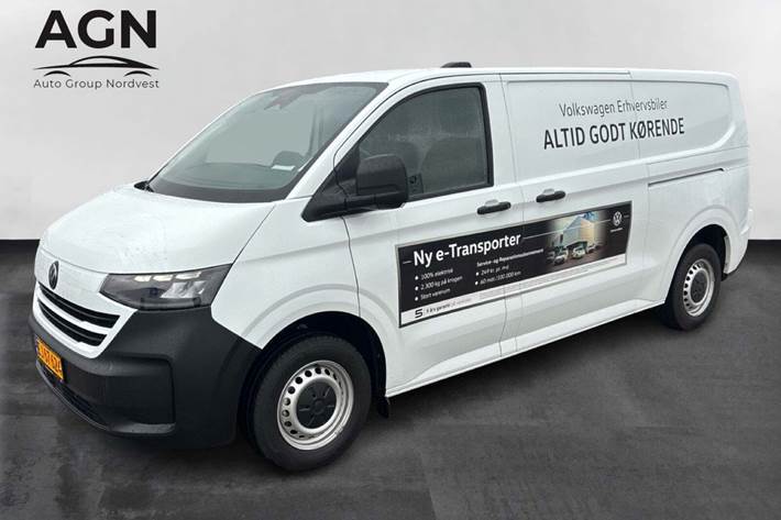 Hvid VW e-Transporter fra 2025