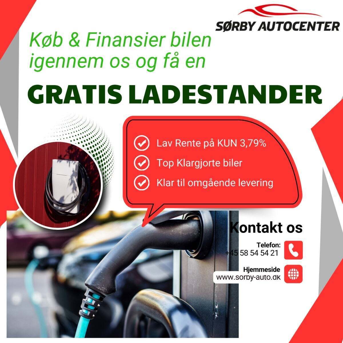 Hvid Skoda Enyaq fra 2025