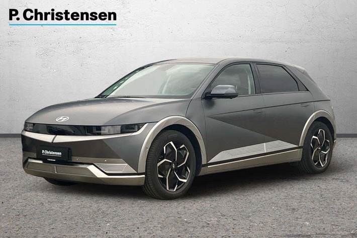 Grå Hyundai Ioniq 5 fra 2021 set udefra