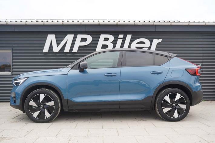 Blå Volvo EC40 fra 2024