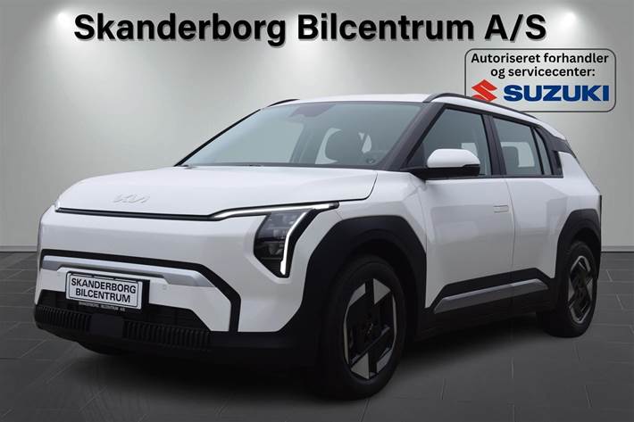 Hvid Kia EV3 fra 2025 set udefra