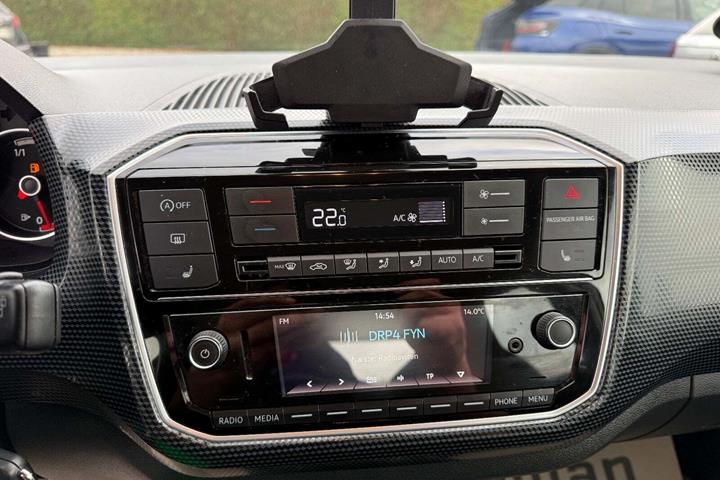 Grå VW UP! fra 2019