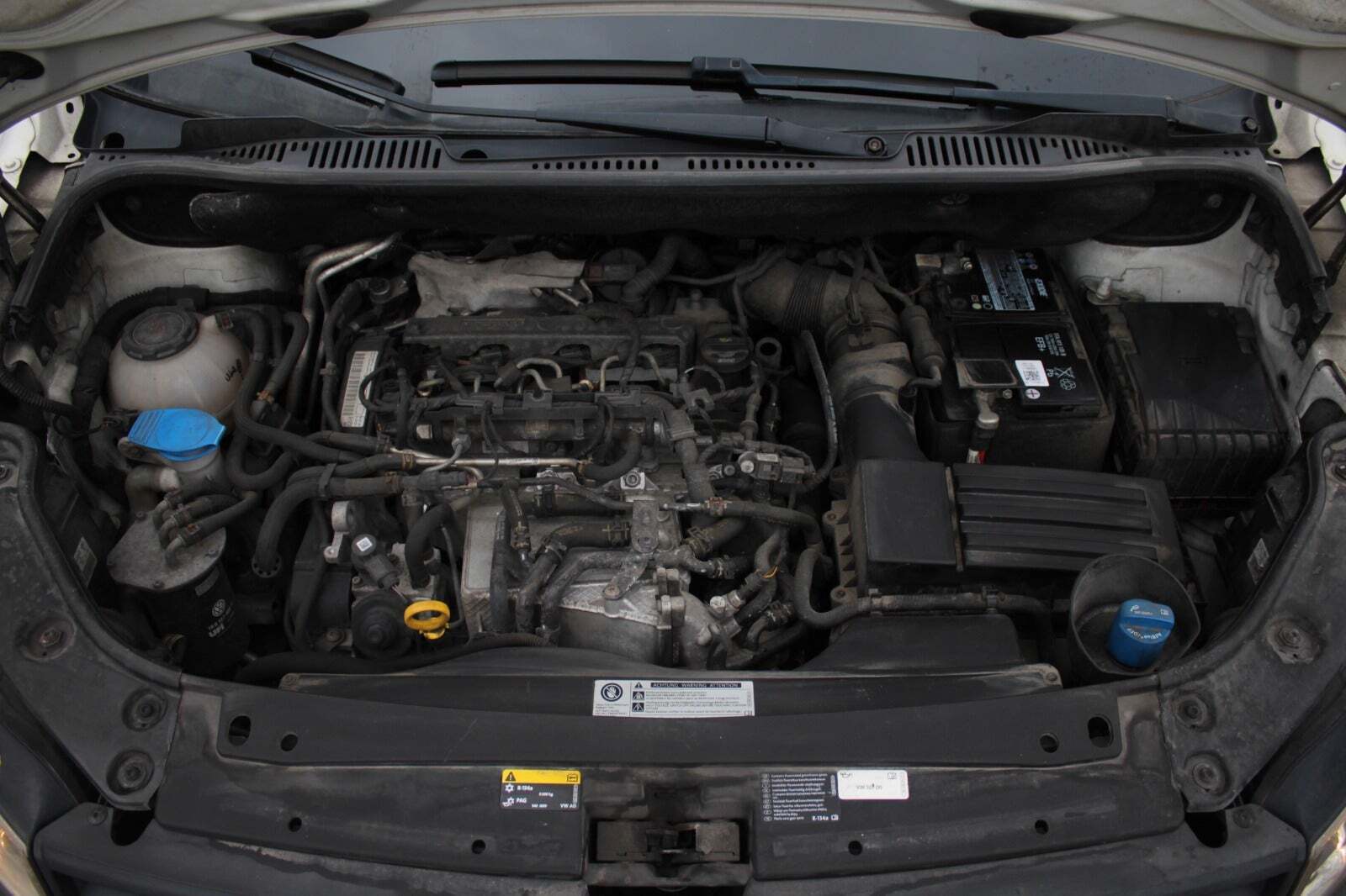 Hvid VW Caddy fra 2018