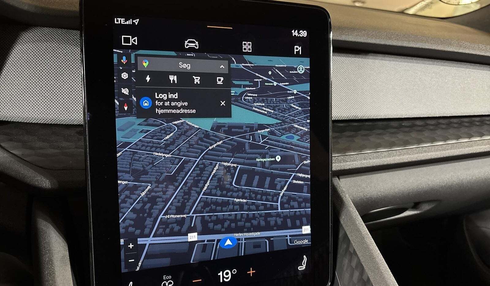 Grå Polestar 2 fra 2023