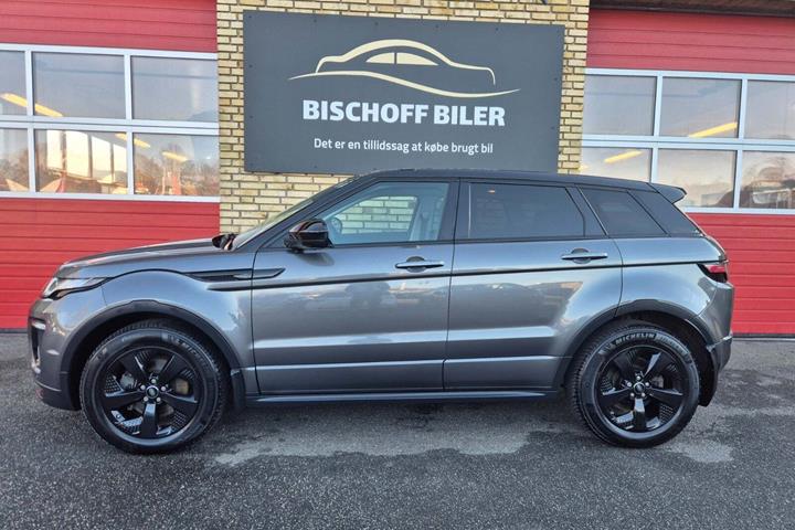 Grå Land Rover Range Rover evoque fra 2016