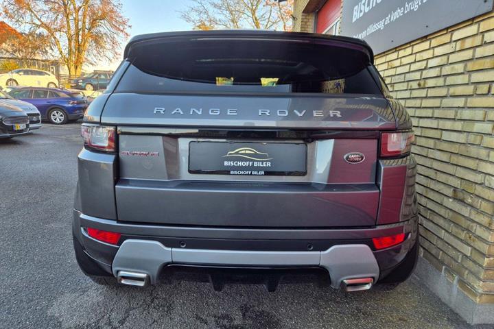 Grå Land Rover Range Rover evoque fra 2016