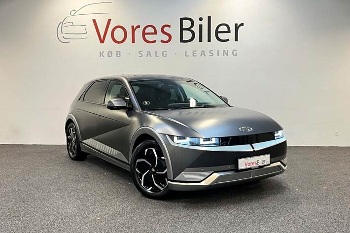 Grå Hyundai Ioniq 5 fra 2021 set udefra