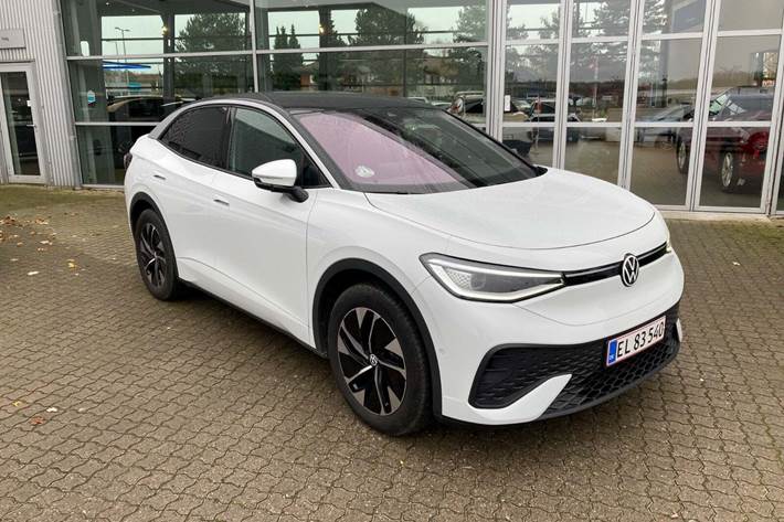 Hvid VW ID.5 fra 2025 set udefra