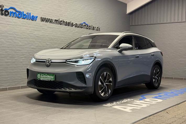 Grå VW ID.4 fra 2025 set udefra