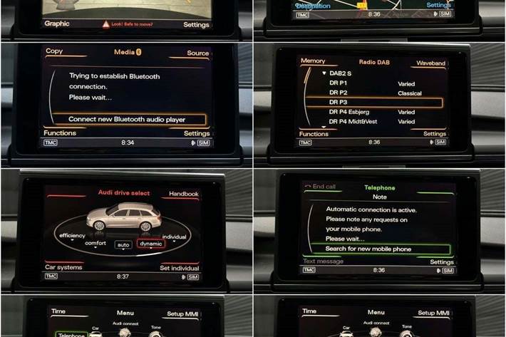 Sort Audi A6 fra 2014