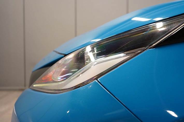 Blå Toyota Aygo fra 2015