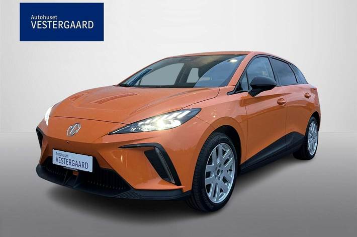 Orange MG 4 fra 2025 set udefra