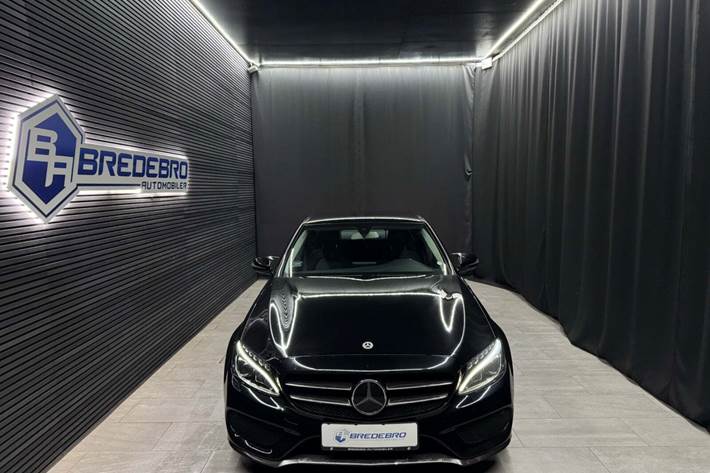 Sort Mercedes C220 d fra 2017