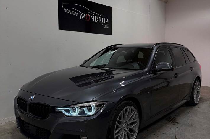 Grå BMW 330d fra 2018
