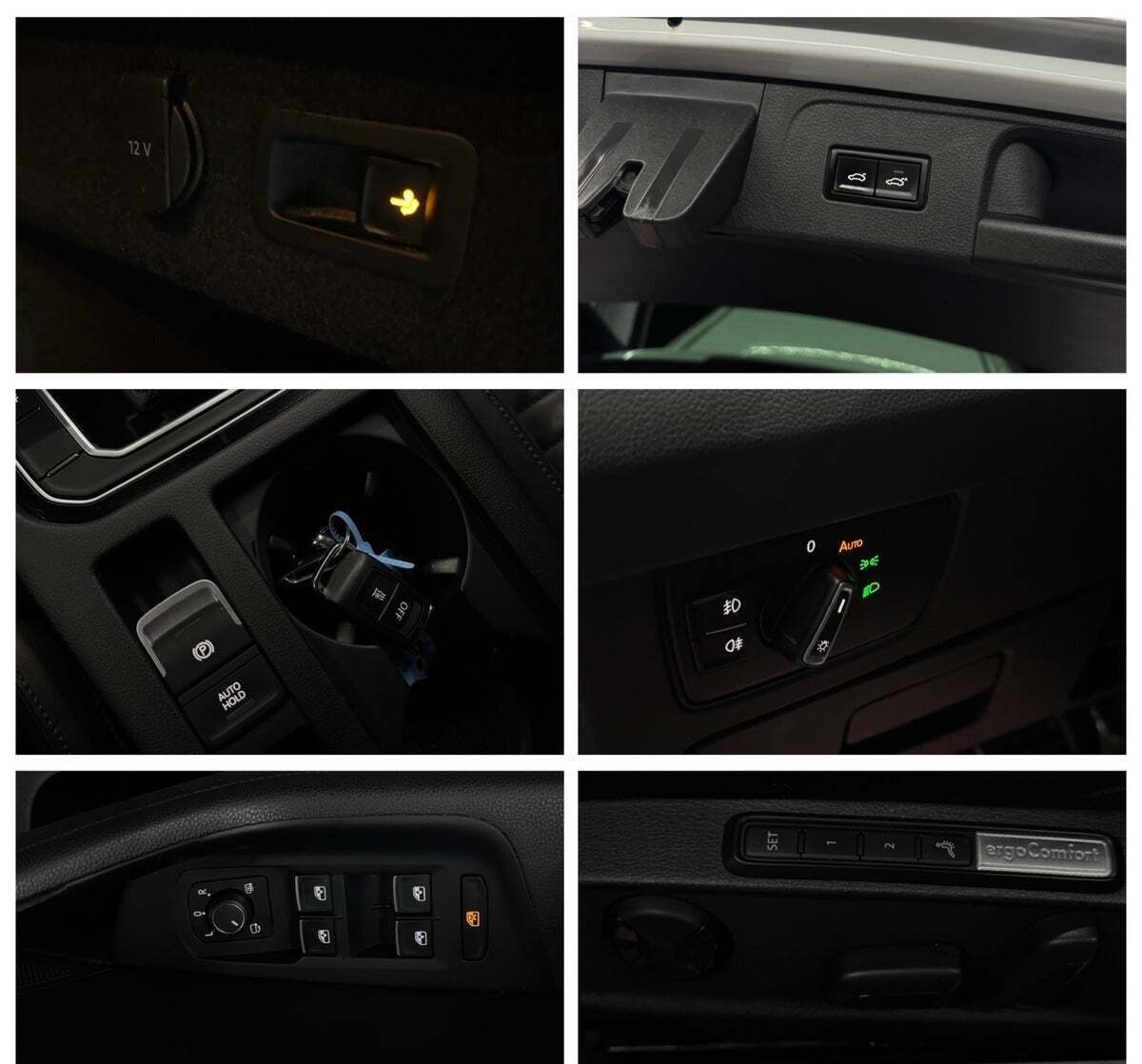 Hvid VW Passat Alltrack fra 2017