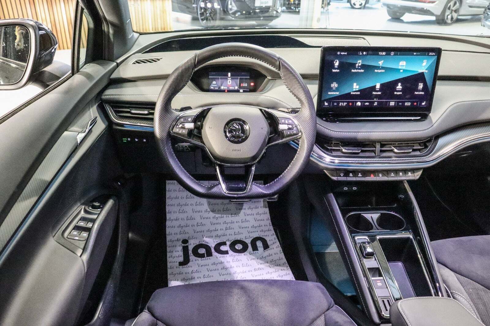 Sort Skoda Enyaq fra 2022