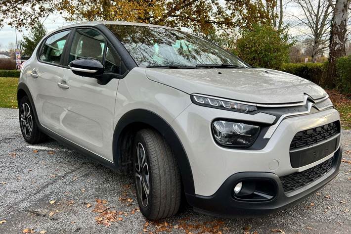 Beige Citroën C3 fra 2021 set udefra