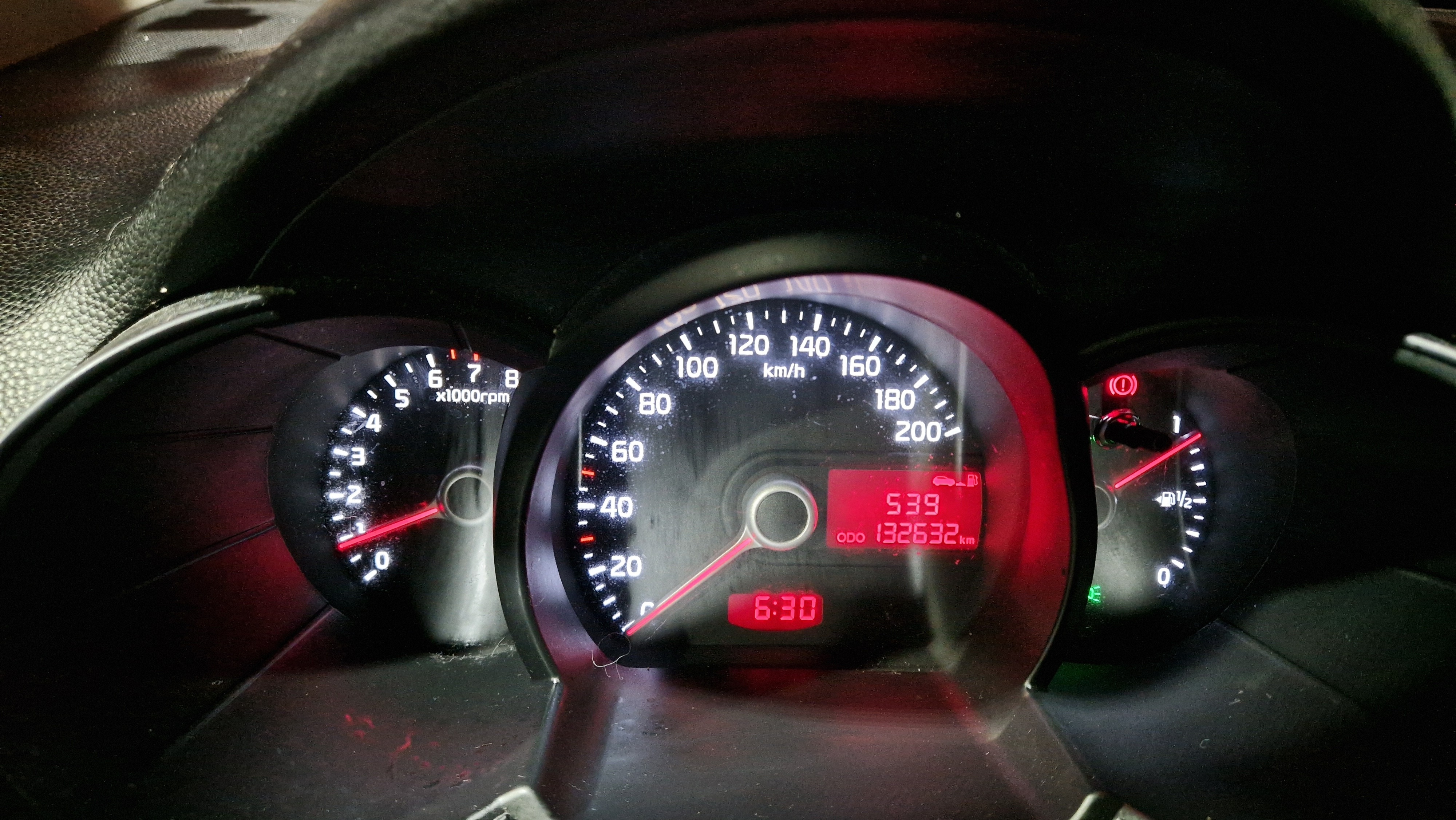 Hvid Kia Picanto fra 2014